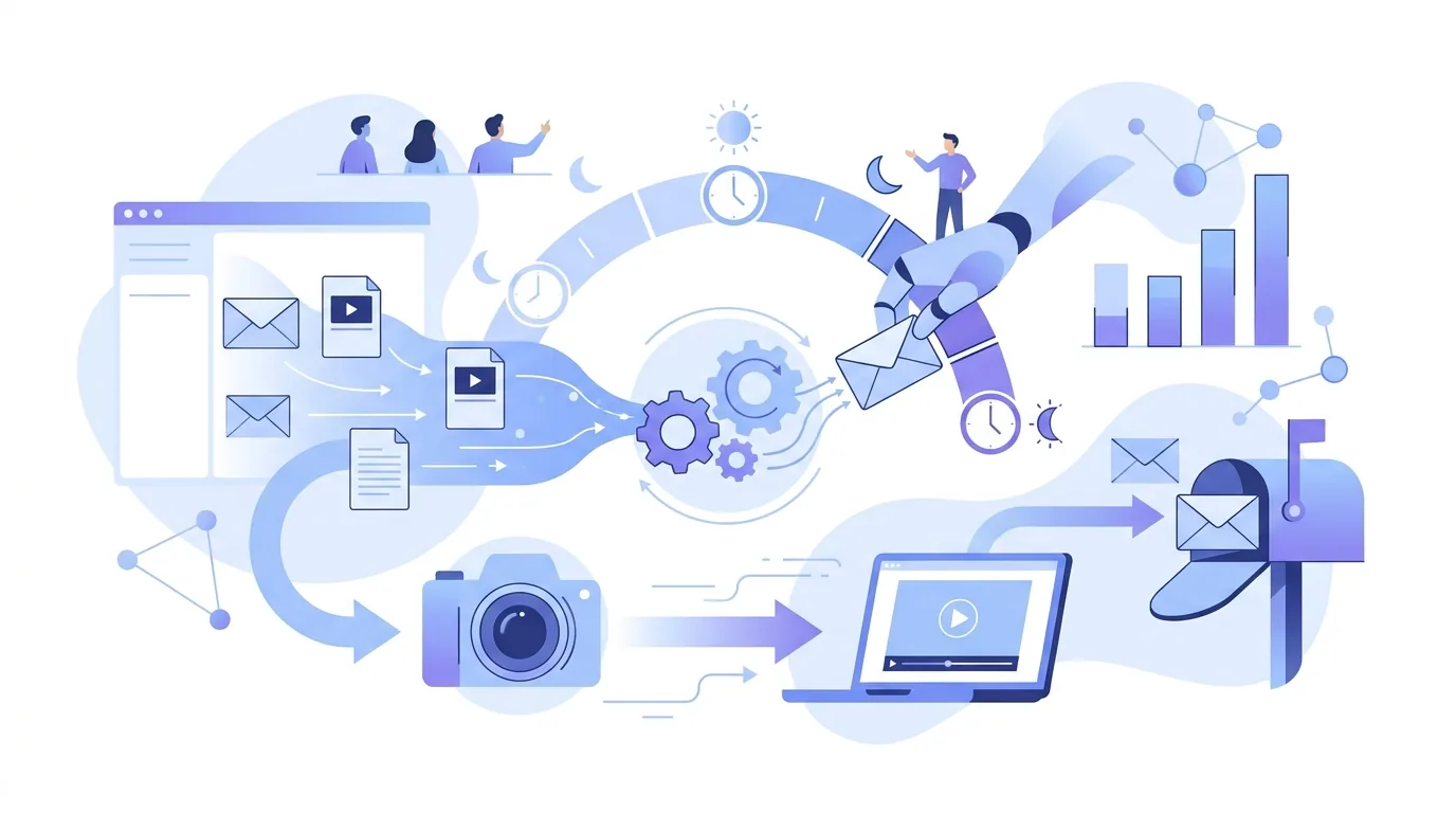 Illustration for the section “How EmailFlow OS fits into the timing decision”