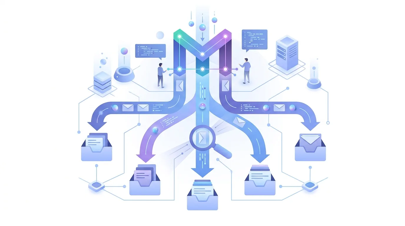Illustration zur Frage „Wie prüfen Sie die MX-Einträge für Google?“