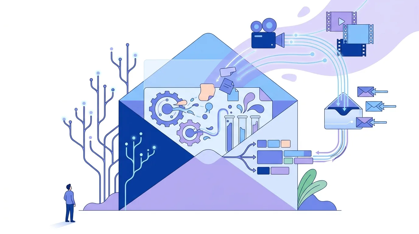 Illustration zur Frage „Wie geht EmailFlow OS mit der Nachricht hinter der Betreffzeile um?“