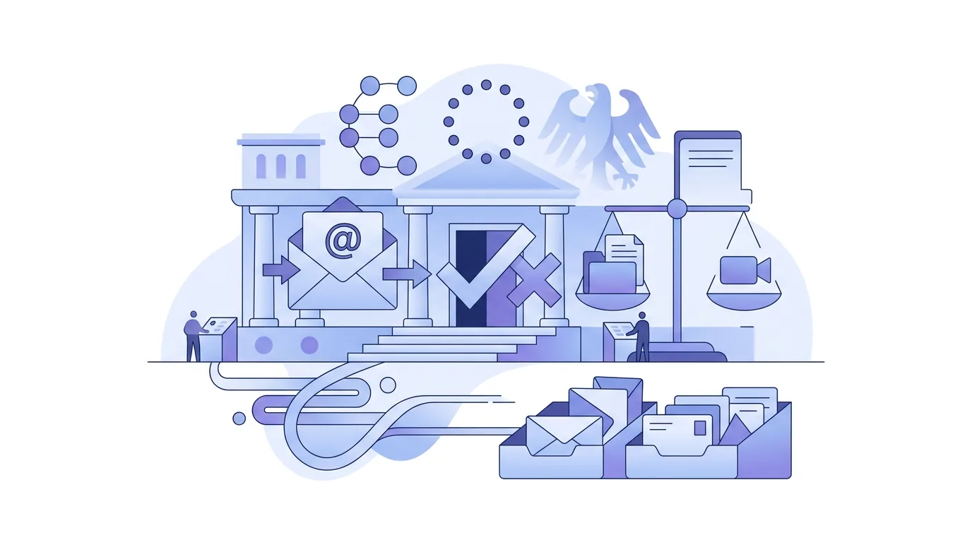 Illustration pour la question « Le cold email est-il légal en Allemagne et dans l'UE ? »