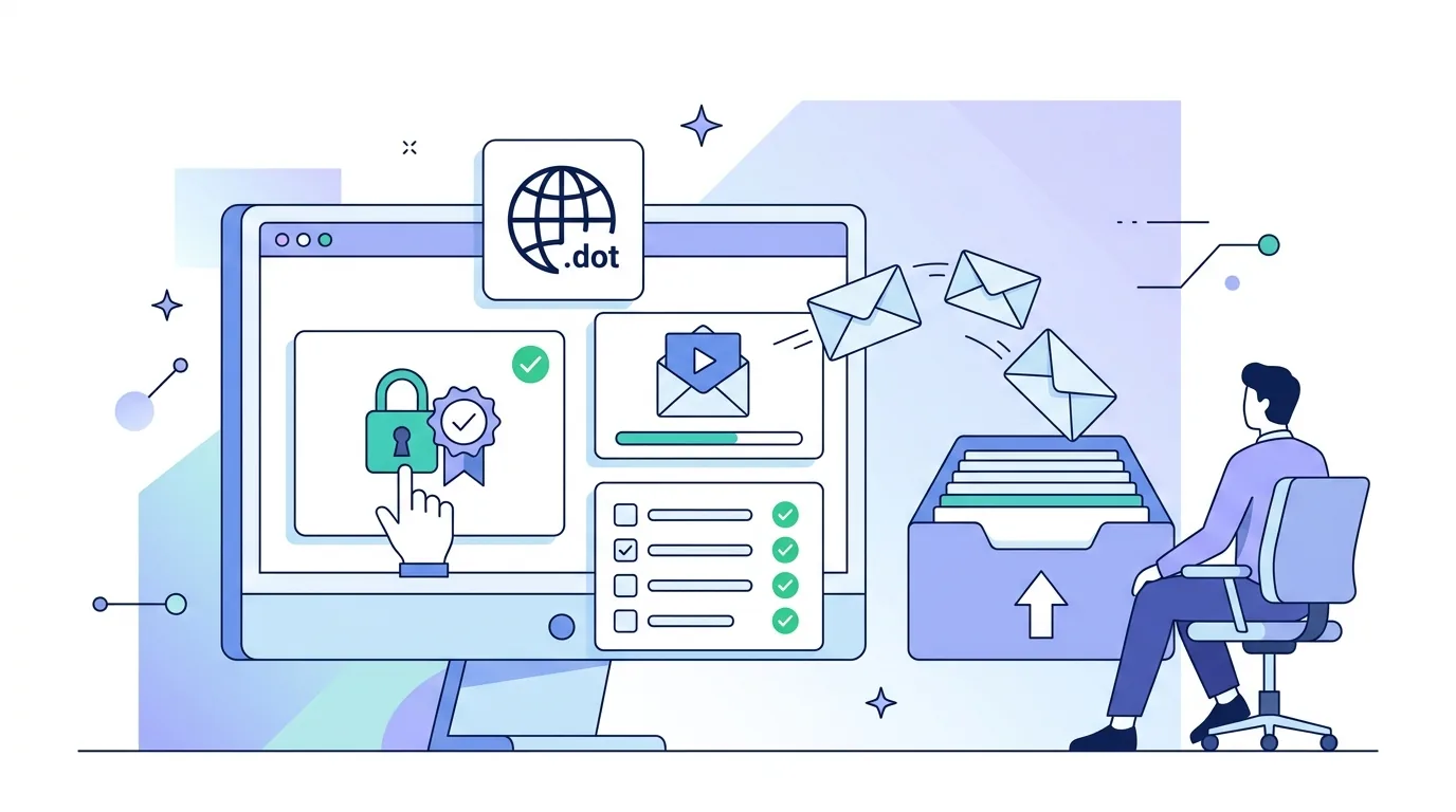 Illustration pour la question « De quoi un domaine a-t-il besoin avant d'envoyer des cold emails ? »