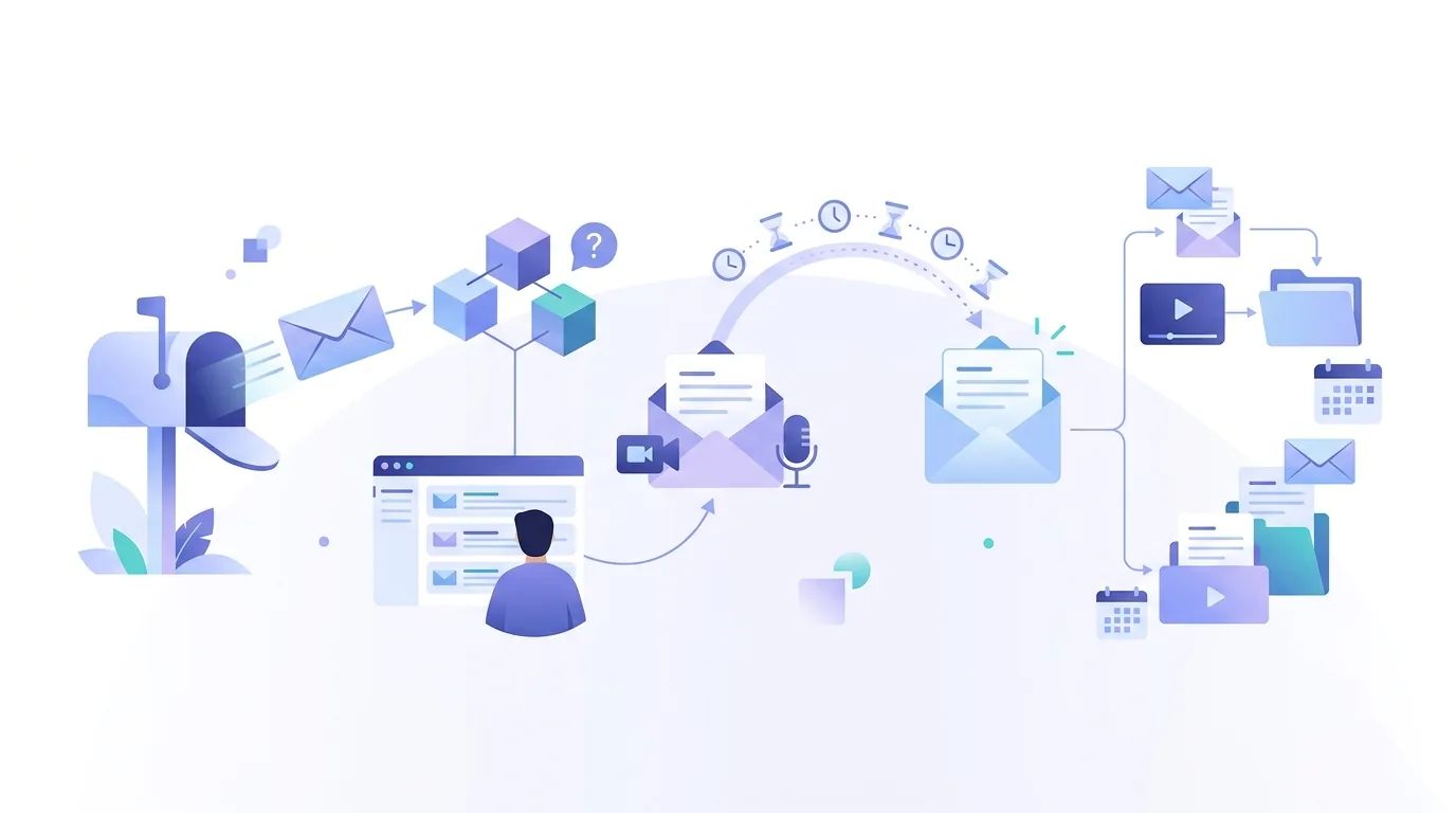 Illustration for the question “What is a sales follow up email and when should you send one?”