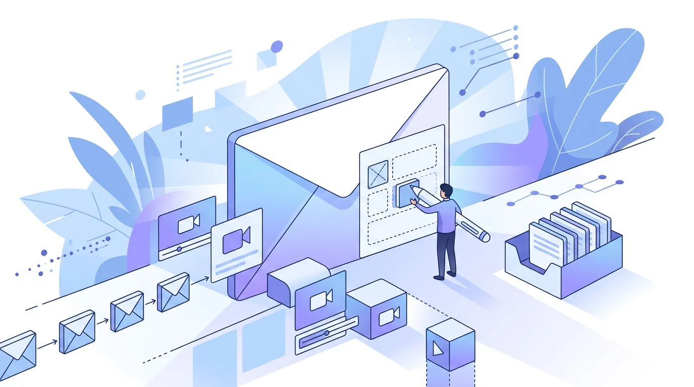 Illustration for the question “Is there a sales follow up email template you can fill in?”