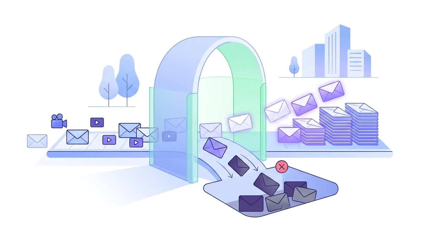 Illustration zur Frage „Was misst die Zustellrate einer E-Mail eigentlich?“