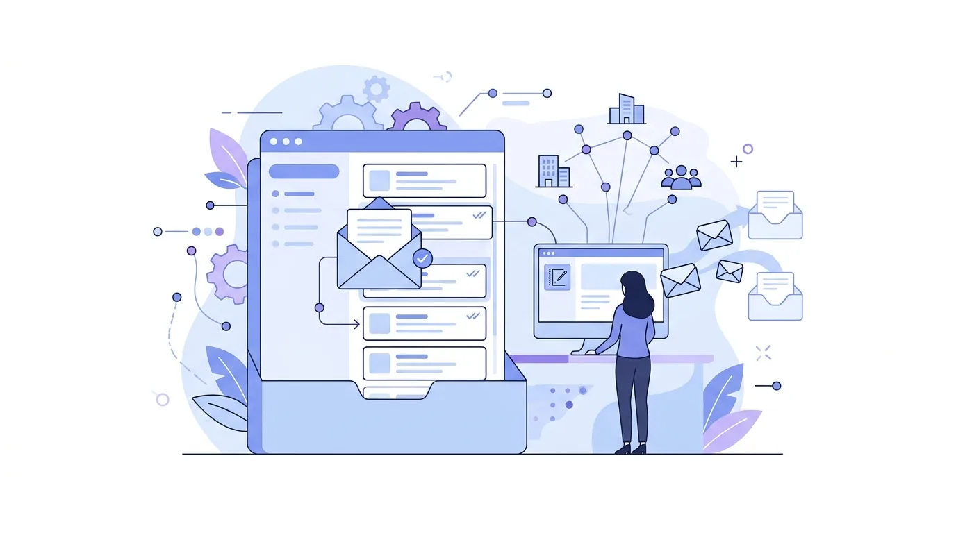 Ilustração para a pergunta “Quando o cold email é a melhor escolha?”