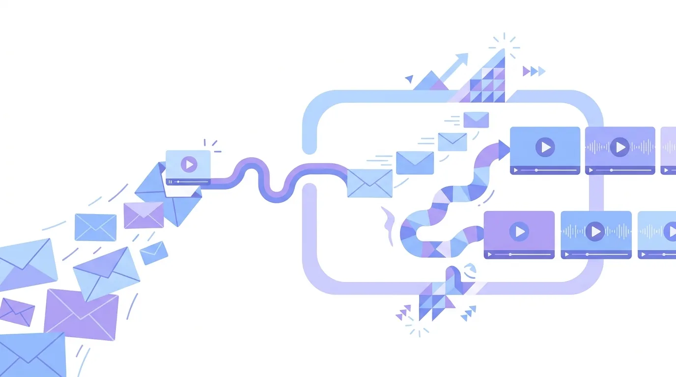 Ilustração para a pergunta “E-mail de follow-up de vendas: como ligações e e-mails trabalham juntos?”