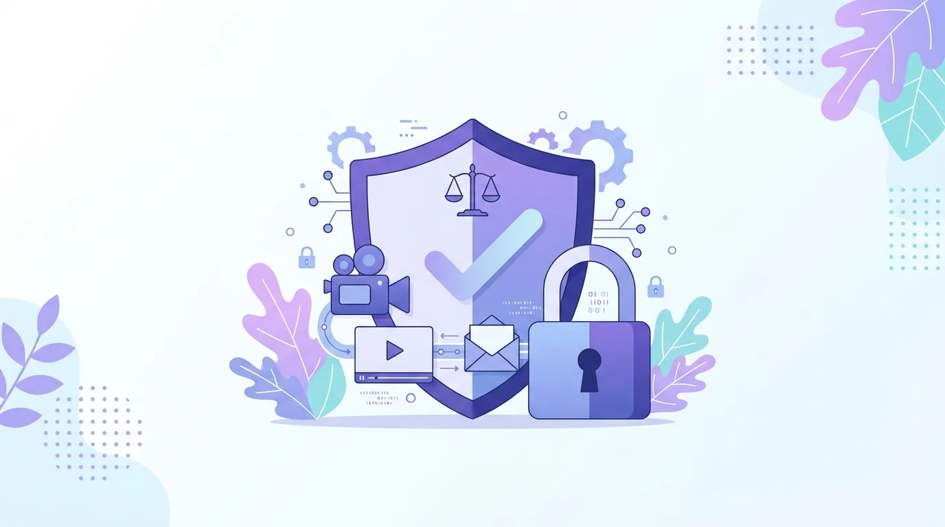 Illustration for the question “Does EmailFlow OS Comply with GDPR and Other Regulations?”