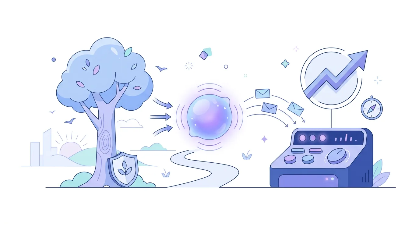 Illustration for the section “Sender reputation checks: domain age, warm-up and control”