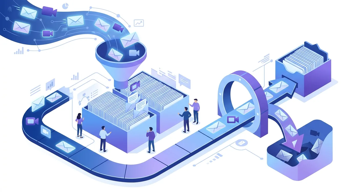 Illustration for the question “What is an email deliverability rate?”