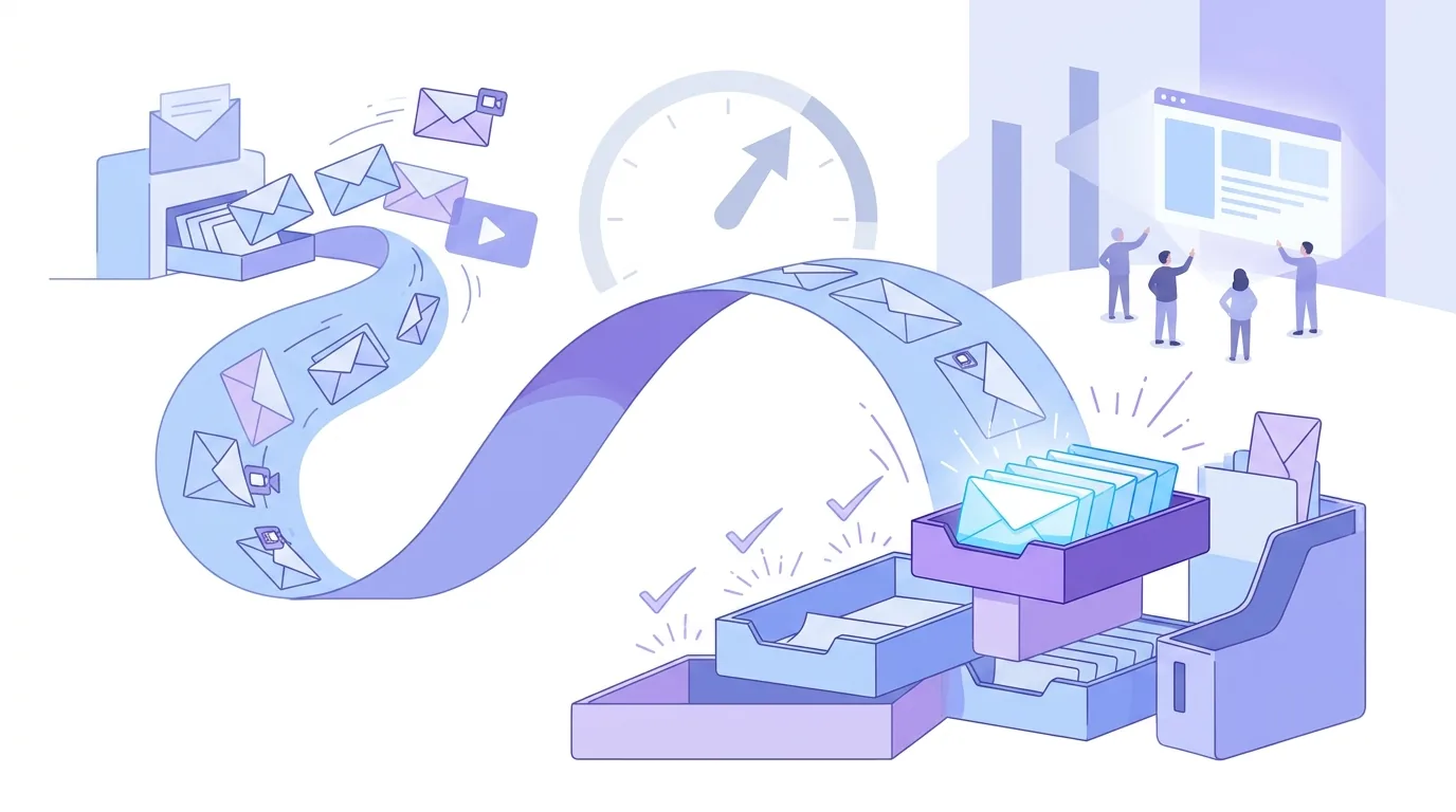 Illustration for the question “What is a good email deliverability rate?”
