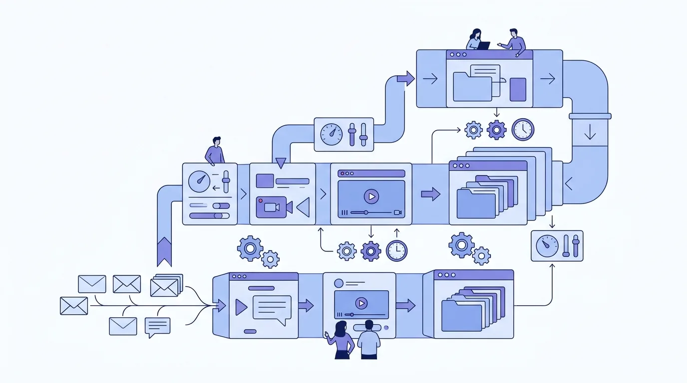 Ilustração para a seção “Como montar uma sequência de cold email, passo a passo”