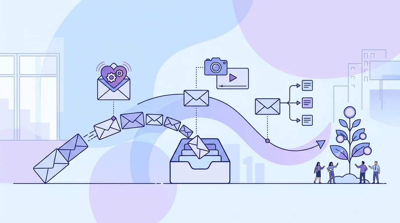 Illustration zur Frage „Wie viele Follow-up-Mails passen in den täglichen Versand?“
