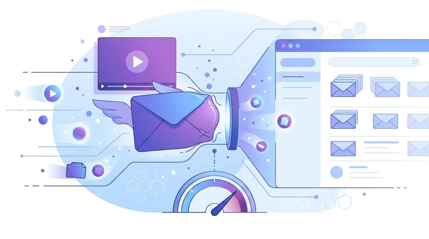 Illustration for the question “What is the largest video you can send via email?”