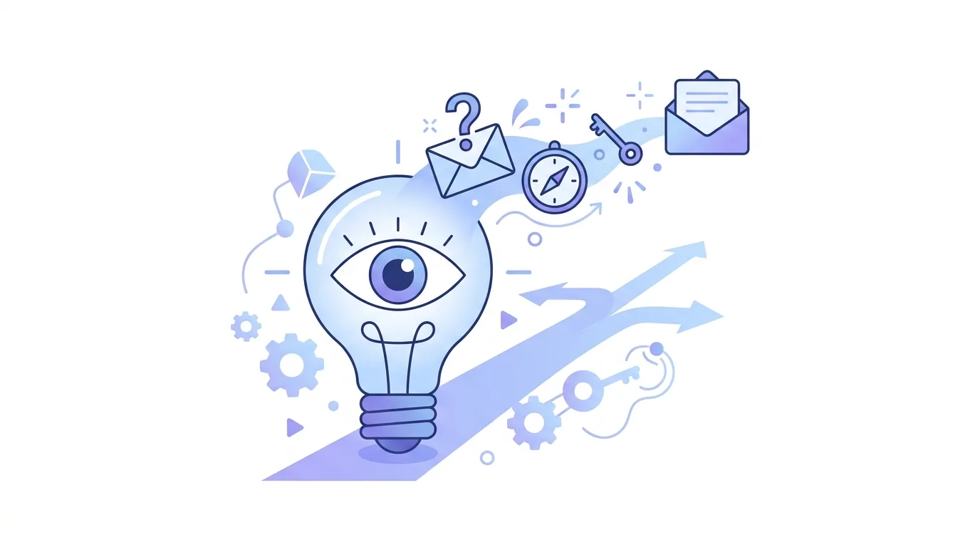 Ilustração para a pergunta “Quais são bons assuntos de e-mail de vendas para o primeiro cold e-mail?”