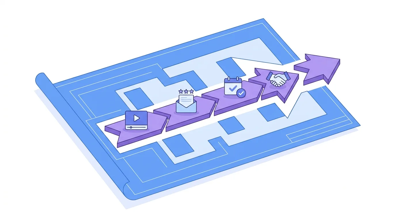 Illustration for the section “How EmailFlow OS fits a methodology-led first touch”