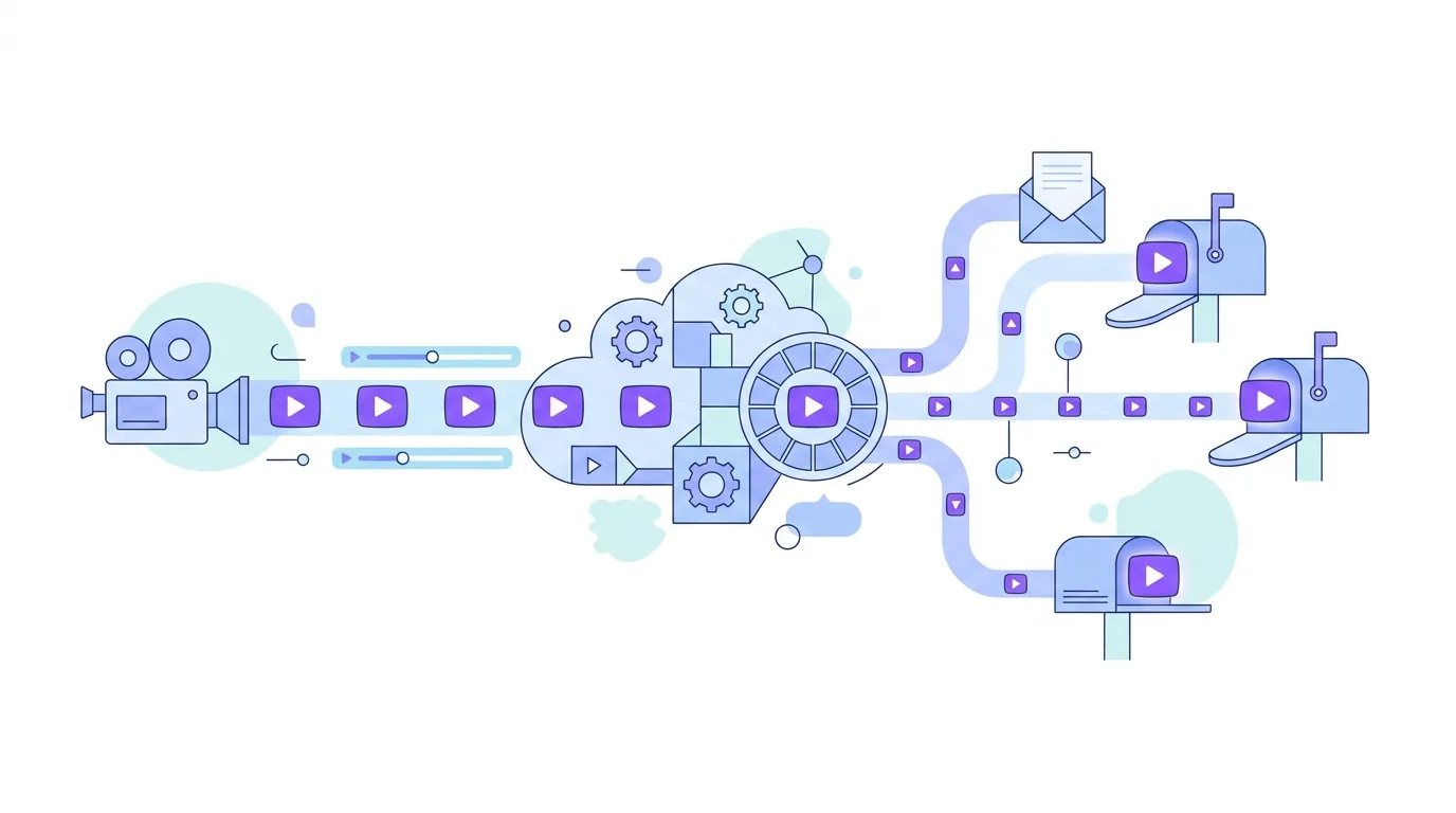Illustration for the section “How EmailFlow OS sends one video per recipient”