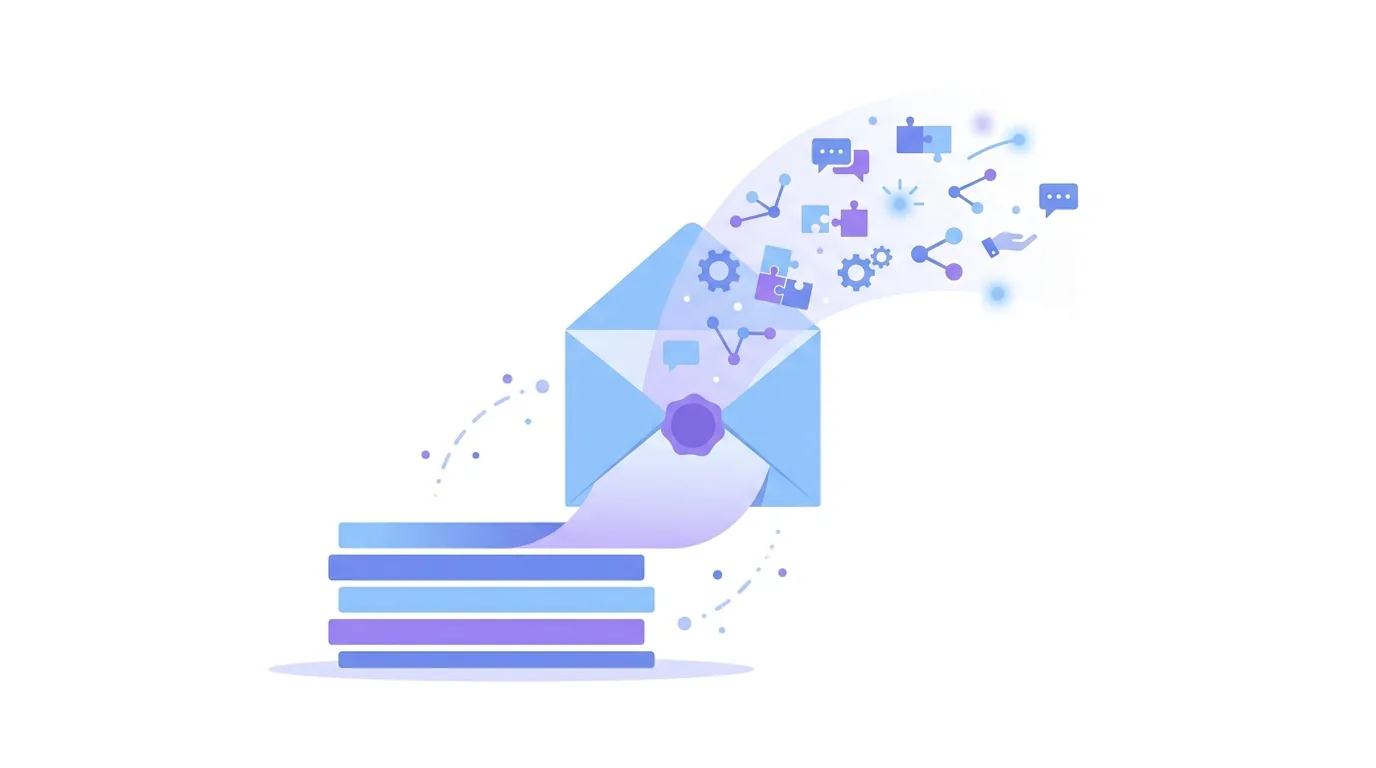 Illustration pour la question « À quoi ressemble un exemple de cold email pour un premier contact ? »