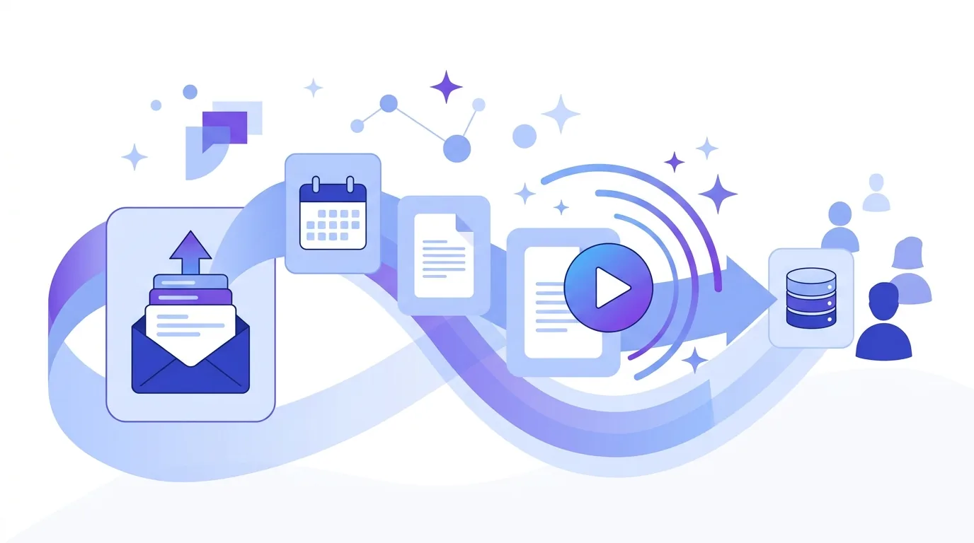 Illustration pour la question « Comment envoyer un exemple de cold email avec vidéo personnalisée dans EmailFlow OS ? »