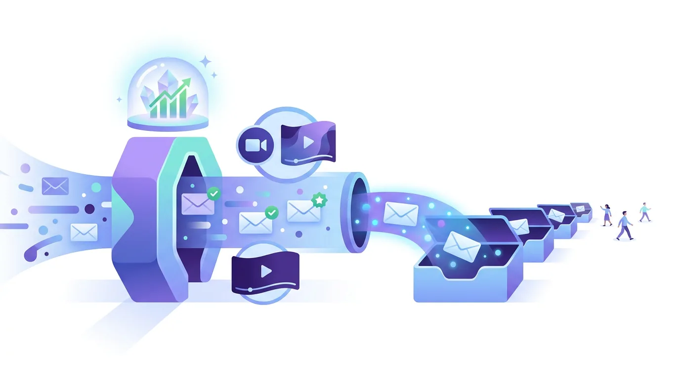 Illustration for the section “How EmailFlow OS handles the sender side”