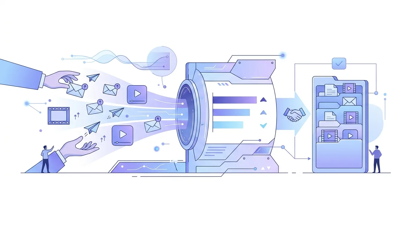 Ilustração para a pergunta “O que é sender score?”
