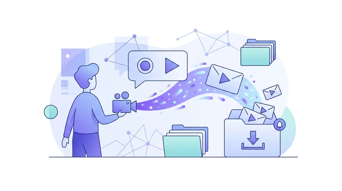 Illustration pour la question « Qu'est-ce qu'une messagerie vocale vidéo ? »